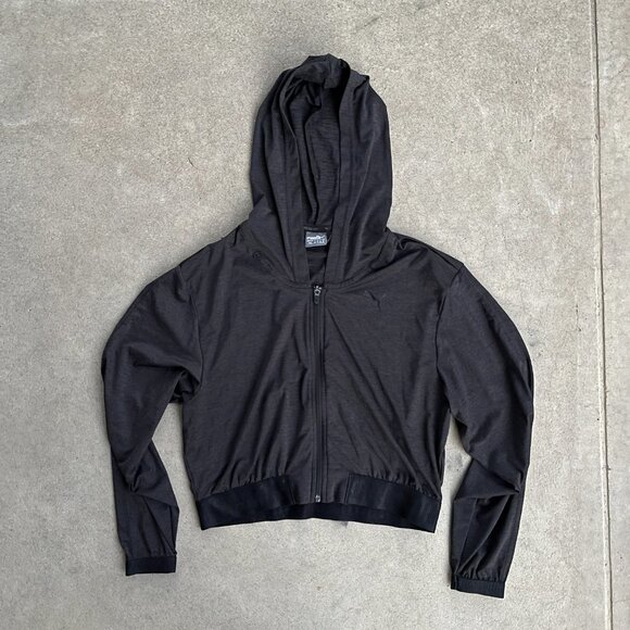 Puma Soft Sport Drapey Hooded Zip Up Jacket - Picture 12 of 14